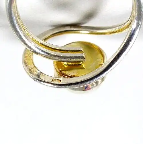 Ring aus 925 Silber mit Mondstein