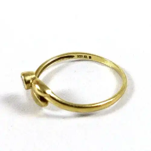 Ring aus 333 Gold  mit  Zirkonia Größe 58
