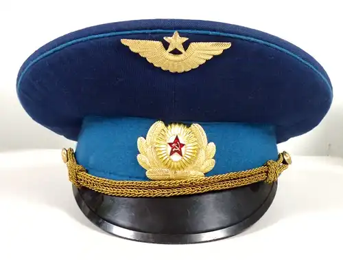 Pilotenmütze Schirmmütze UdSSR Luftwaffe  Größe 54