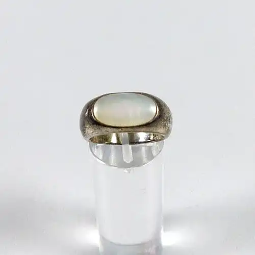 Ring aus 925 Silber mit Perlmutt Stein