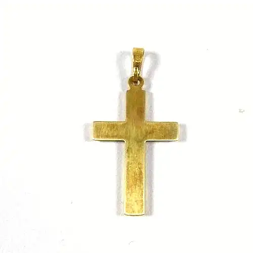 Kreuz Anhänger  aus 585 Gold