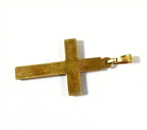 Kreuz Anhänger  aus 585 Gold