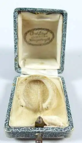 sehr alte Ring Schachtel Juwelier Carl Steyl Königsberg i. Pr.