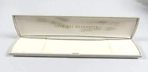 original altes Etui Glashüte Armbanduhr Herren wohl 70-80iger Jahre