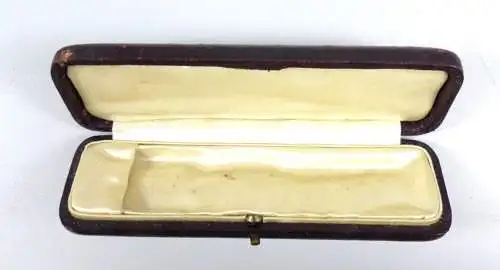 sehr alte Uhren Schachtel für Armbanduhr geprägt R.S. auf der Schachtel