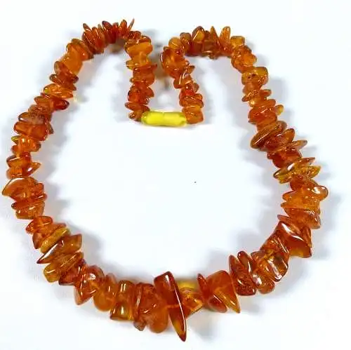 Kette aus Bernstein Amber Naturbernstein 40,7 Gramm 47 cm