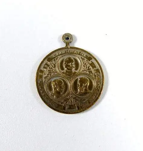 Original alte Medaille 3 Kaiserjahr 1888