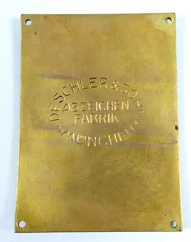 Original alte Plakette ADAC Frühjahrs Regatta 1928 emailliert