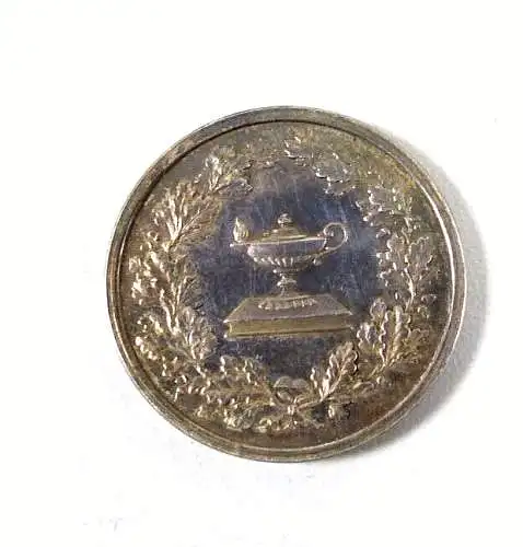 original alte Schul Medaille Stuttgart  Silber  5,6 Gramm sehr selten