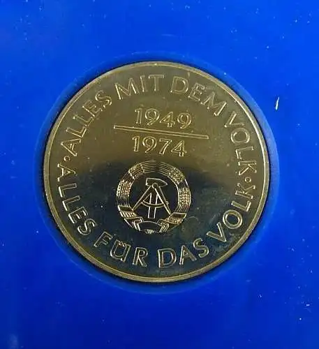 8 DDR Umlaufmünzen 5 bis 20 Mark 1973 bis 1990 unzirkuliert