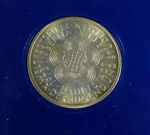 8 DDR Umlaufmünzen 5 bis 20 Mark 1973 bis 1990 unzirkuliert