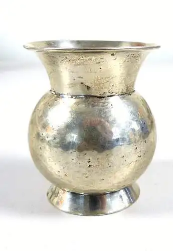 kleine Vase aus massivem 830 Silber