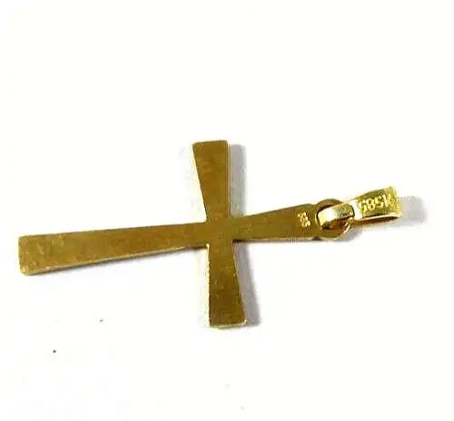 Kreuz Anhänger  aus massivem 585 Gold