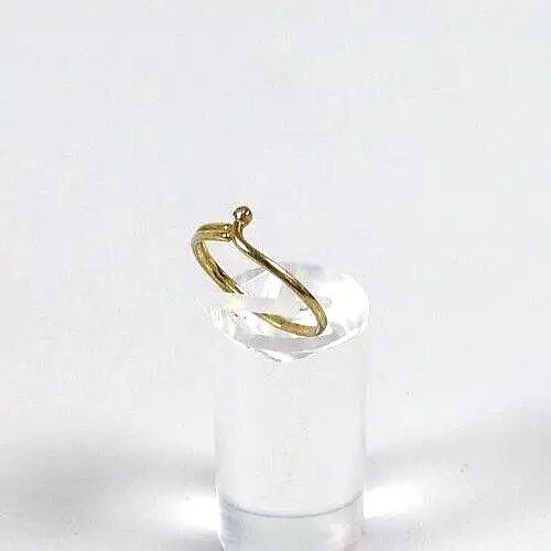 Ring aus 333 Gold mit Diamant  0,02 ct.  Größe 53