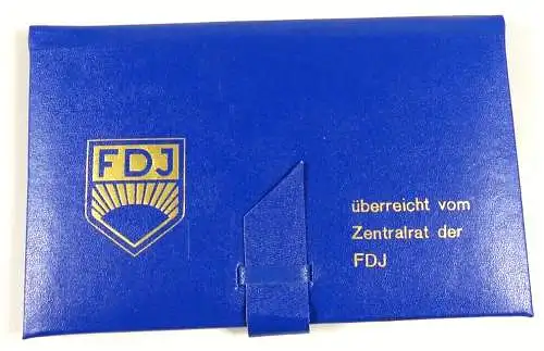 DDR original alte FDJ Ehrengabe vom Zentralrat 8 Medaillen in OVP