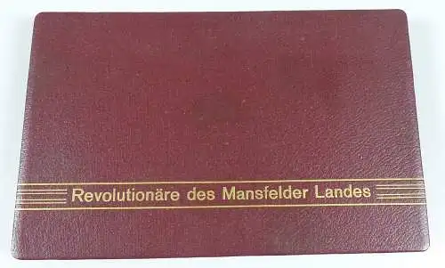 DDR original alte Medaillen Revolutionäre des Mansfelder Landes in OVP
