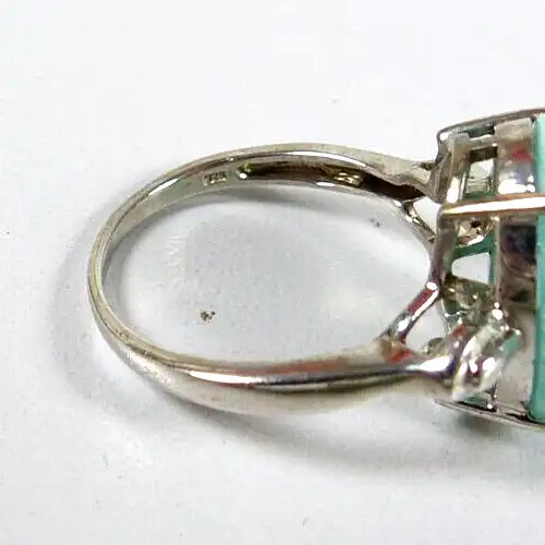 Ring aus 925 Silber mit Türkis