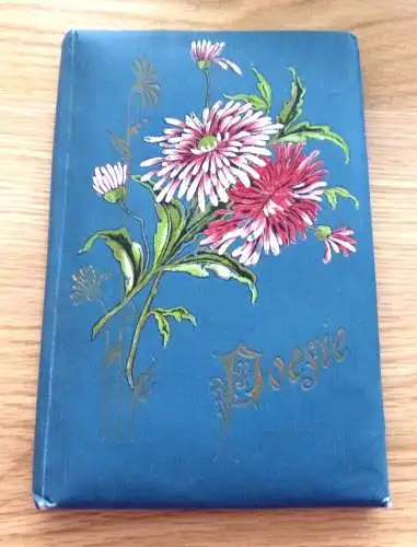 Poesie Album 1903 Breslau und Umgebung mit schönen Lackbildern