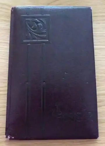 Berlin Wilmersdorf  1912 Poesie Album mit  Lackbildern