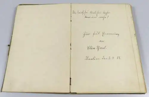 Poesie Album Berlin ab 1908 Villa Lindenhof