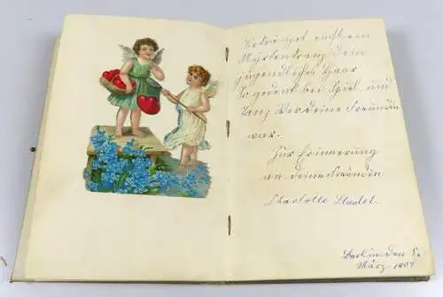 Poesie Album Berlin ab 1908 Villa Lindenhof