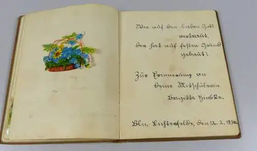 Poesie und Lackbilder Album Berlin Lichterfelde von 1935 bis 1937