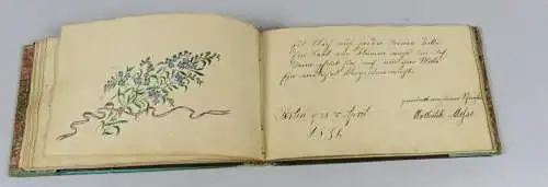 Außergewöhnliches Poesiealbum von 1836 mit vielen Sterbedaten