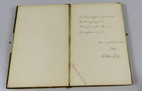 Poesie Album Prenzlau ab 1894 mit vielen Eintragungen und vielen Bildern