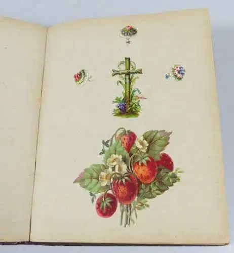 Oblaten und Glanzbilder Album von 1879 Georg von Schierstaedt