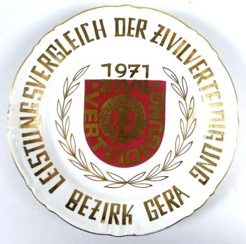 DDR Ehrengabe Leistungsvergleich Zivilverteidigung Bezirk Gera
