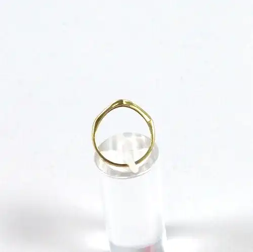 sehr alter Ring aus 333 Gold mit Diamant 0,02 ct., Gr. 53