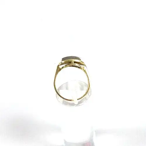 Ring aus 585 Gold mit Diamanten 0,04 ct., Gr. 57