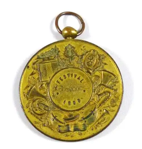 Französische Medaille von 1898 Ville de Vilvorde