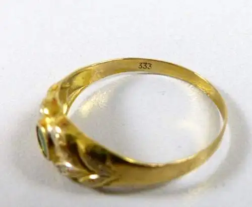 Ring aus 333 Gold  mit  Turmalin Größe 62