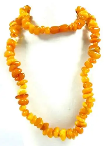 original alte Bernstein Amber Kette Honigbernstein 57 Gramm