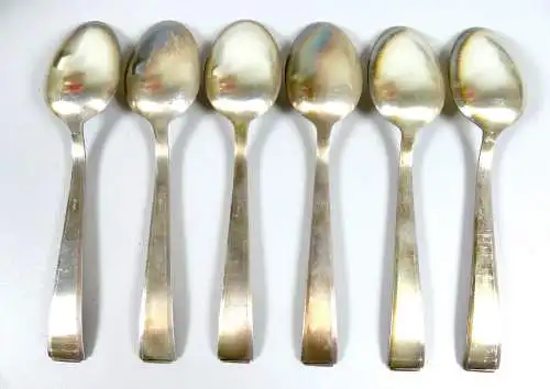 Ebel Bauhaus  Besteck 6 Esslöffel versilbert 120 Silberauflage