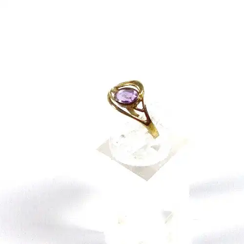 Ring aus 333 Gold mit Amethyst  Größe 53