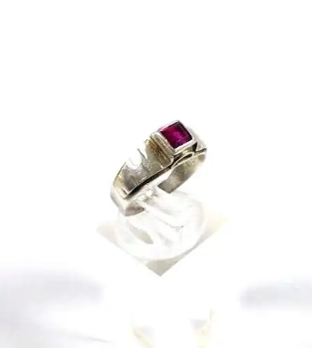 Ring aus 835 Silber mit Amethyst Größe 57