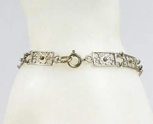 Zartes Armband aus 925 Silber 17,5 cm