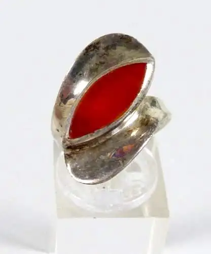 Ring  aus 925 Silber mit Achat Größe 53