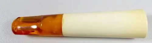 original alte Zigarettenspitze Bernstein Amber und Meerschaum im original Etui