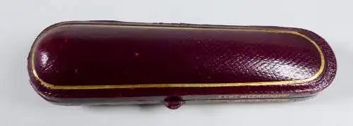 original alte Zigarettenspitze Bernstein Amber und Meerschaum im original Etui