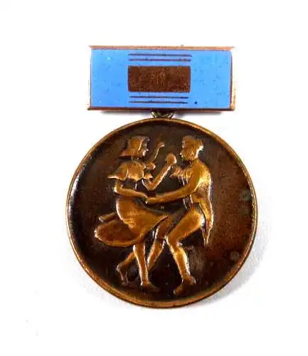 original alte Medaille Kunstpreis des Kreises Wolmirstadt