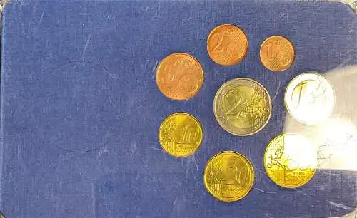 Euro Kurs Münzensatz Niederlande Euro  2014 Willem Alexander mit Farbmünze