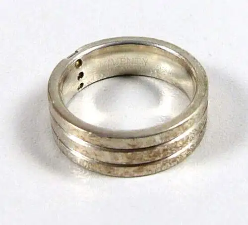 Viventy Bernd Berger Ring aus 925  mit weißen Steinen  Größe 57