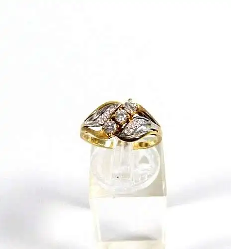 Ring aus 585 Gold mit Diamanten 0,3 Karat Größe 55