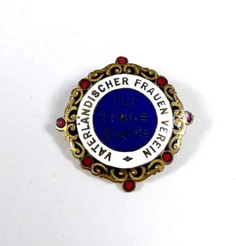 1. WK Vaterländischer Frauen Verein Ehrennadel Für treue Dienste mit Hersteller