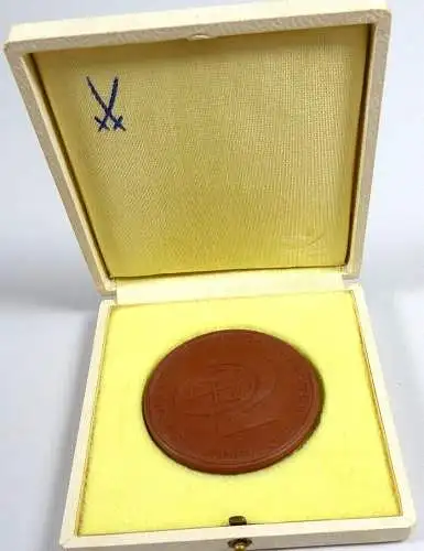 Meissen Medaille Reisebüro der DDR 1958 - 1968 in OVP