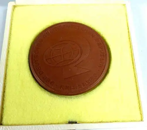 Meissen Medaille Reisebüro der DDR 1958 - 1968 in OVP