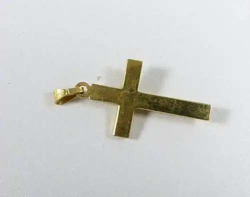 Anhänger Kreuz aus 375  Gold